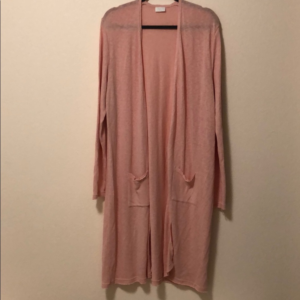 Abound Pink Duster Sweater